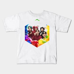 VANNER WITH SPLASH COLOR Kids T-Shirt